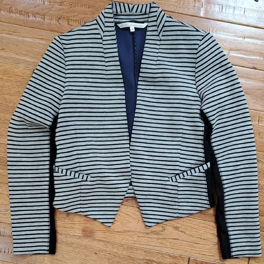 Rachel Roy Scuba Striped Women's Blazer